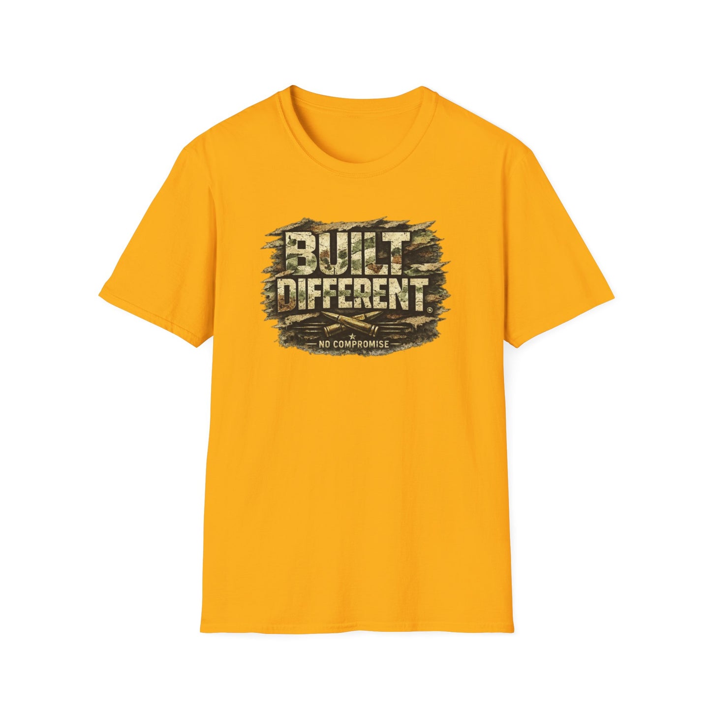 BUILT DIFFERENT-NO COMPROMISE - Unisex Soft Style T-Shirt