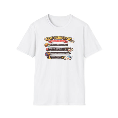 CARE INSTRUCTIONS - Unisex Soft Style T-Shirt