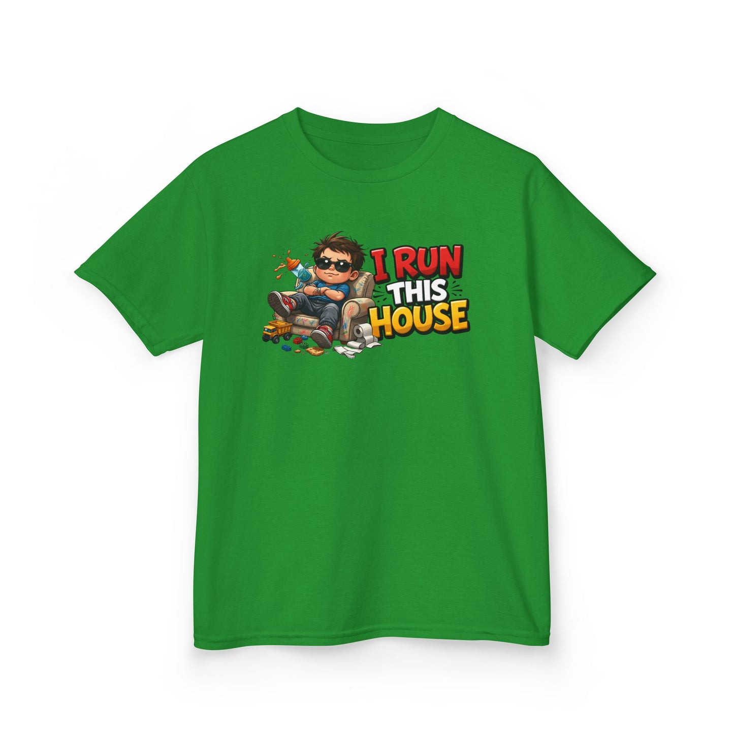 I RUN THIS HOUSE - Kid's Cotton Tee