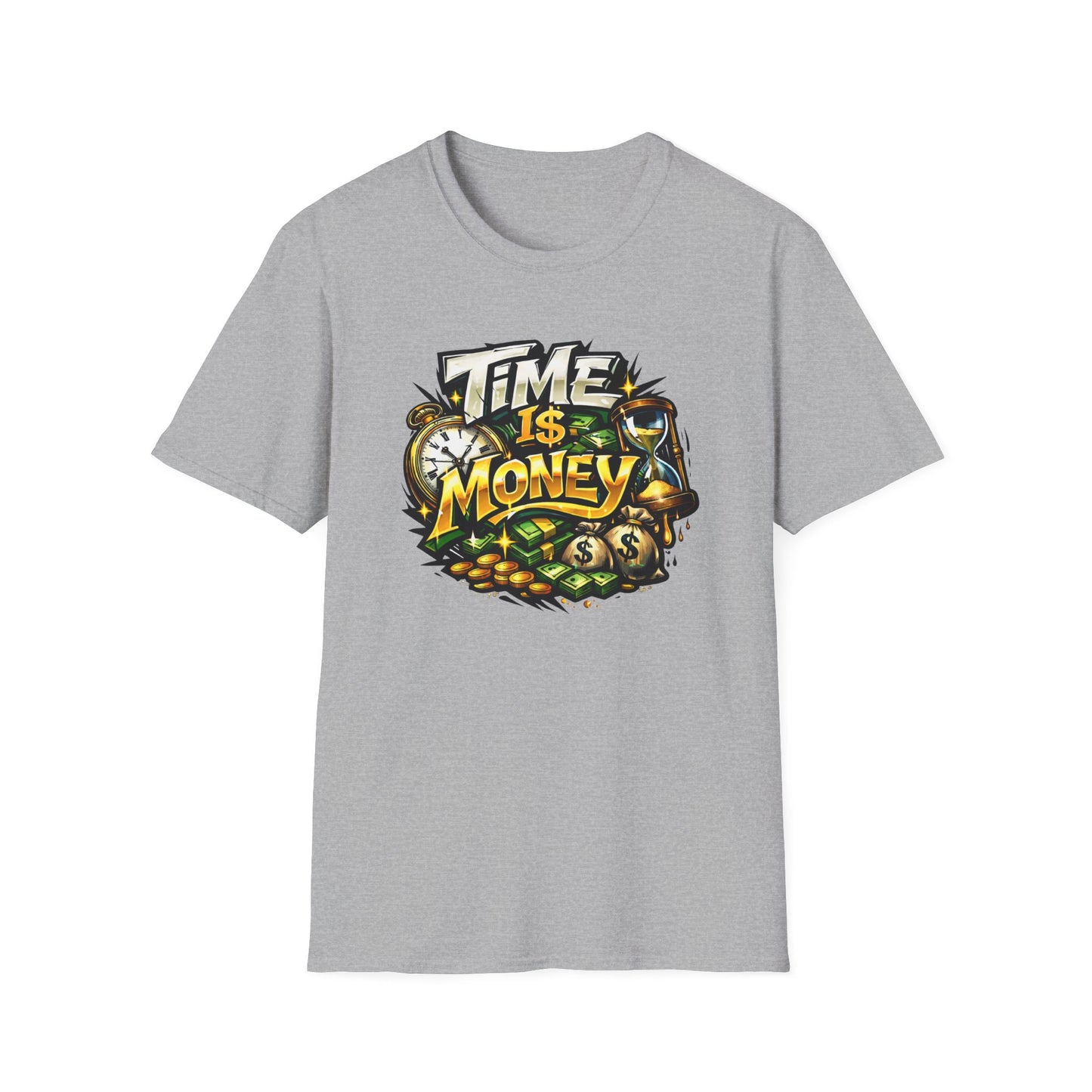 TIME IS MONEY - Unisex Soft Style T-Shirt