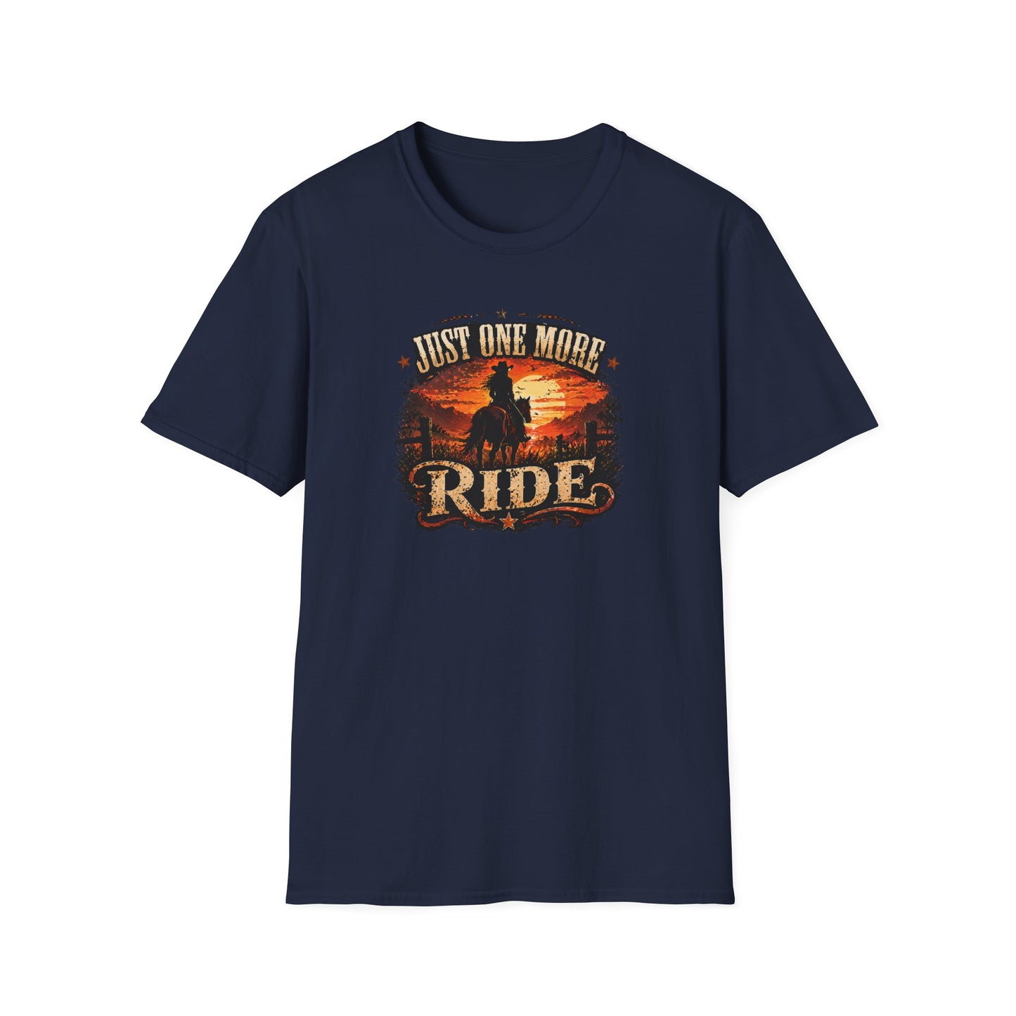 JUST ONE MORE RIDE - Unisex Soft Style T-Shirt