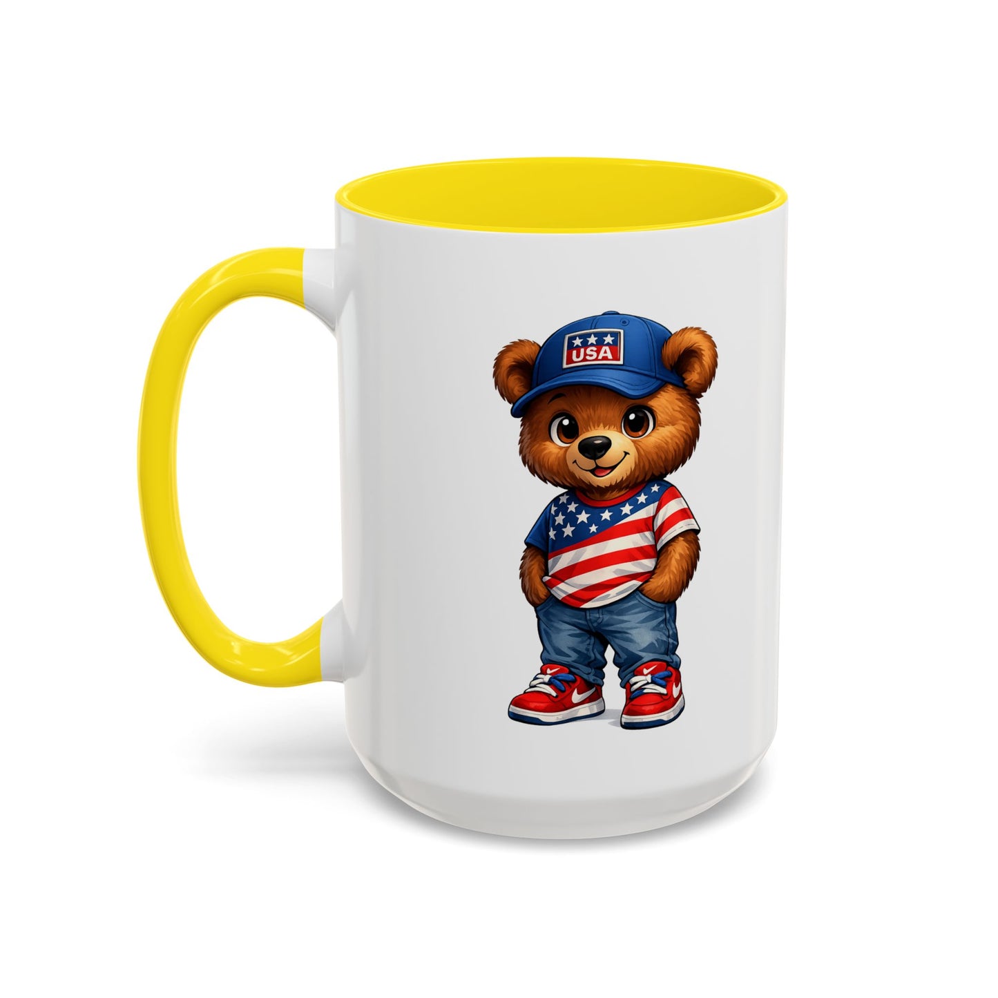 BERRY - REPPIN THE USA - Accent Coffee Mug (11, 15oz)