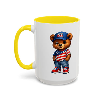 BERRY - REPPIN THE USA - Accent Coffee Mug (11, 15oz)