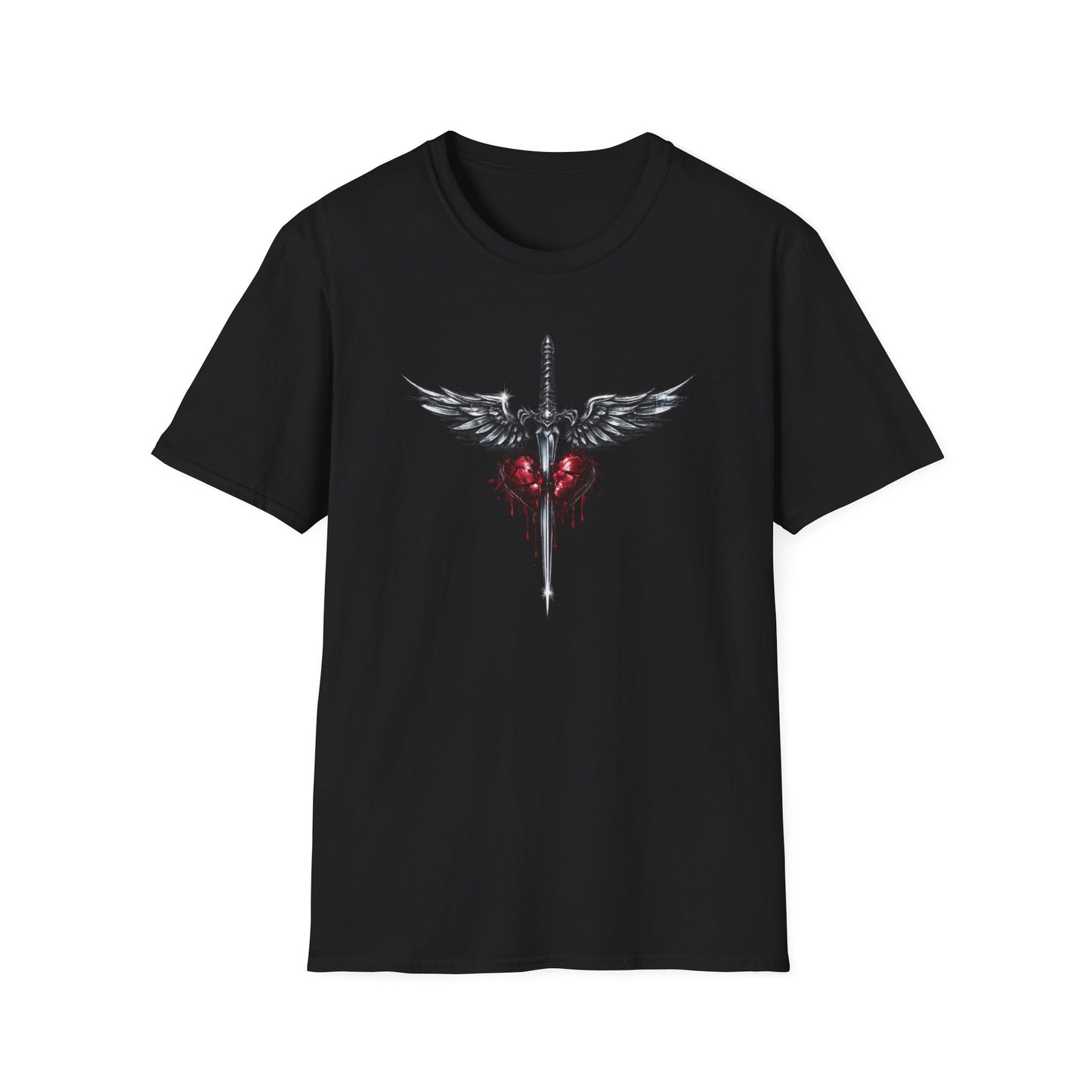 SWORD IN HEART - Unisex Soft Style T-Shirt