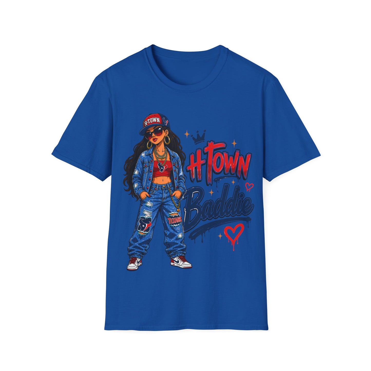 H-TOWN BADDIE - ((BIG PRINT)) Unisex Soft Style T-Shirt