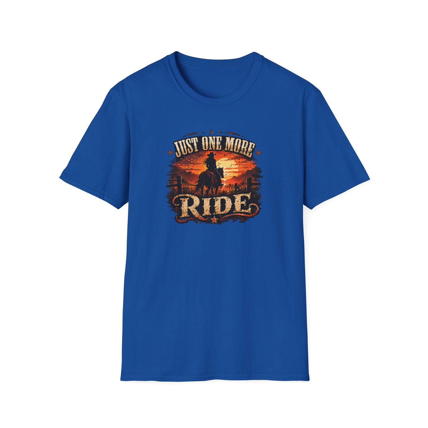 JUST ONE MORE RIDE - Unisex Soft Style T-Shirt