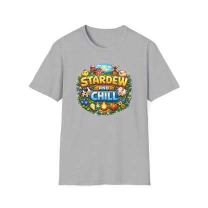 STARDEW AND CHILL - Unisex Soft Style T-Shirt