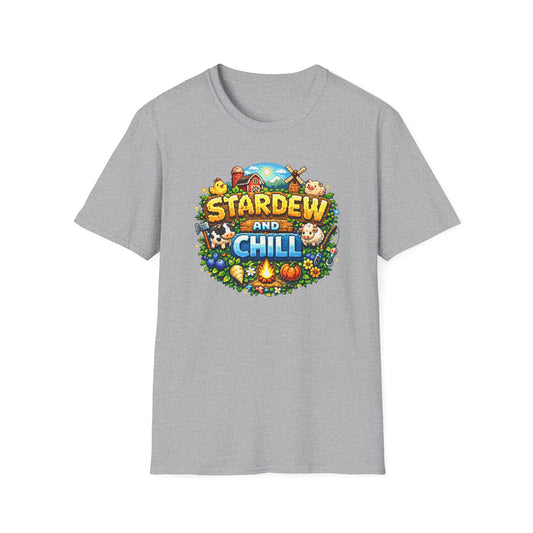 STARDEW AND CHILL - Unisex Soft Style T-Shirt