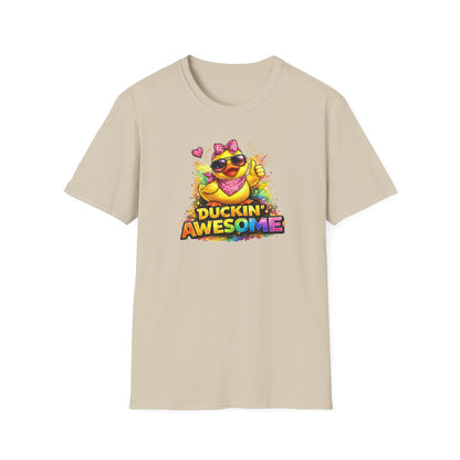 DUCKIN AWESOME - Unisex Soft Style T-Shirt