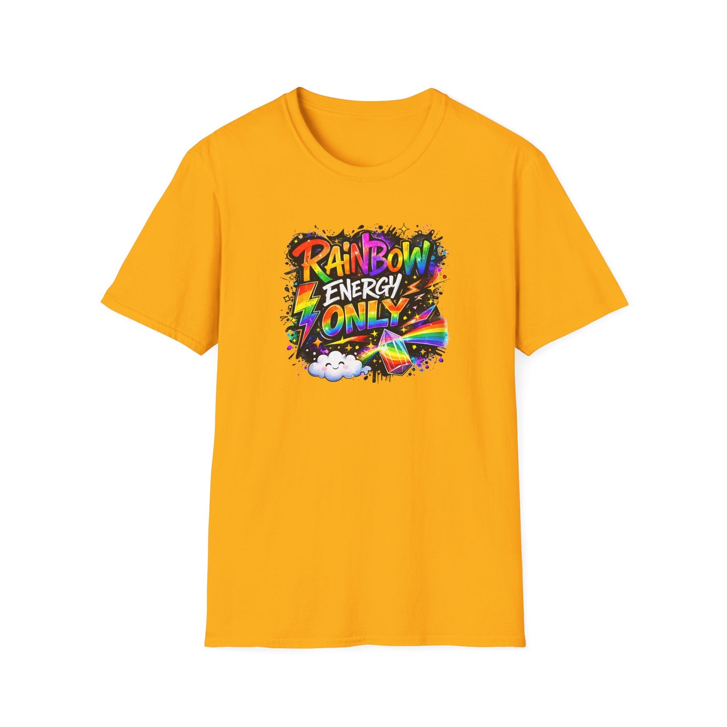 RAINBOW ENERGY ONLY - Unisex Softstyle T-Shirt