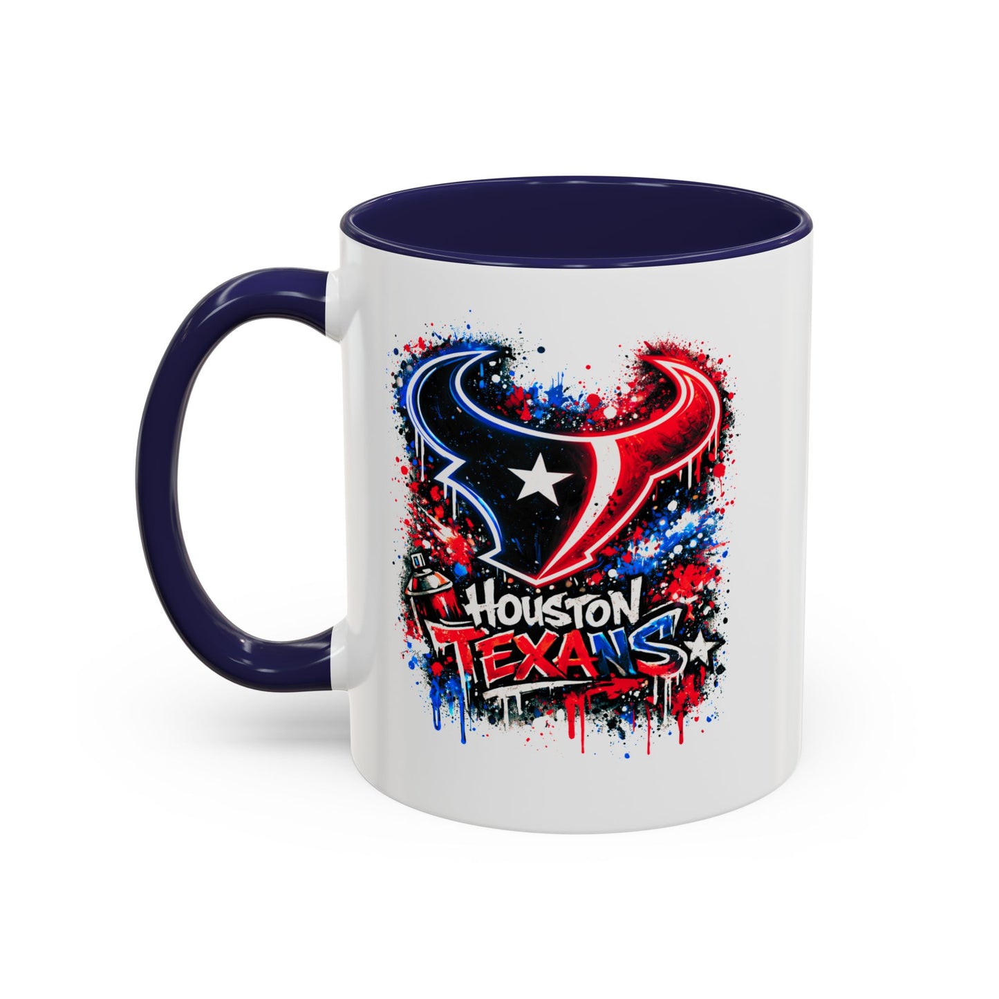 HOUSTON TEXANS - GRAFFITTI ART -Accent Coffee Mug (11, 15oz)
