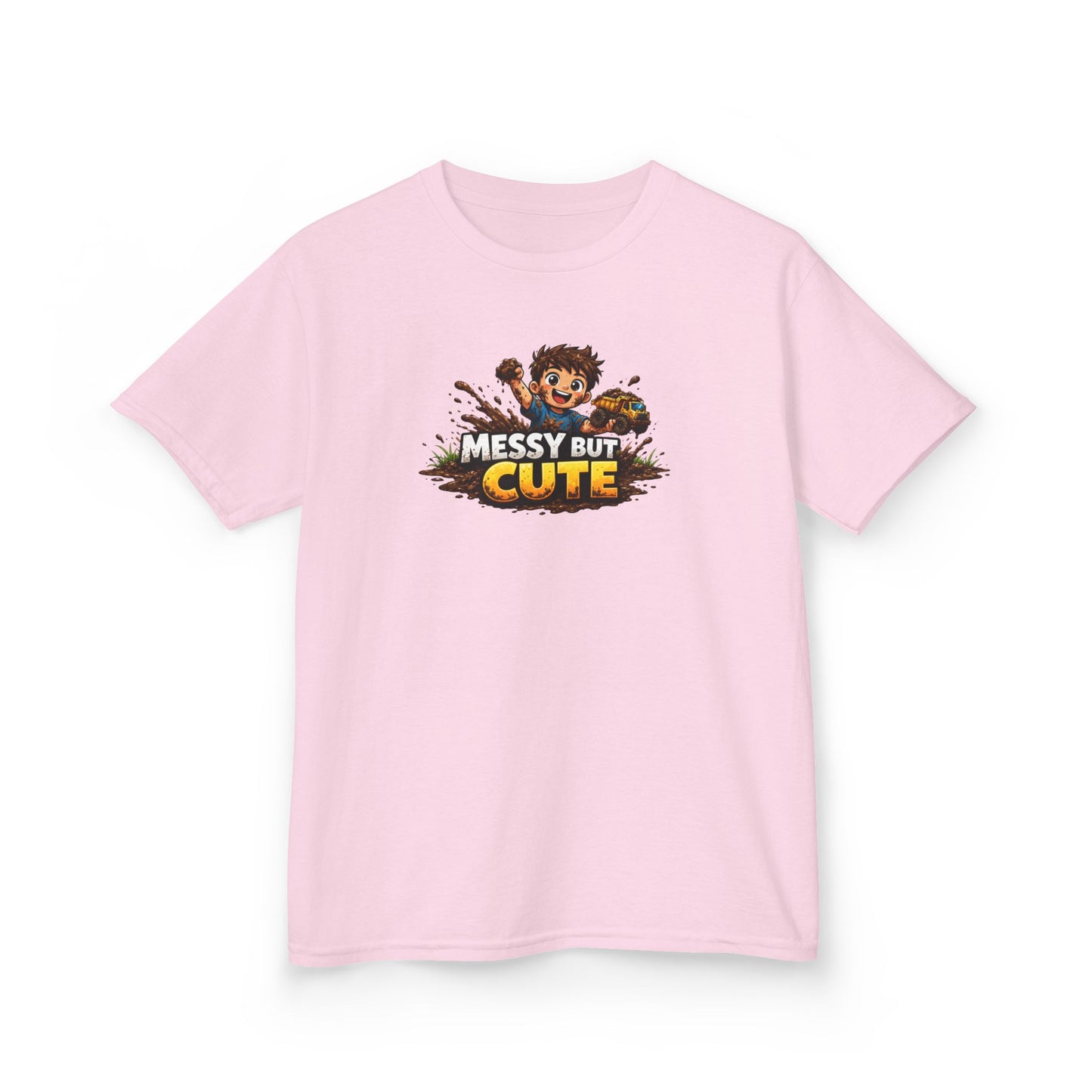 MESSY BUT CUTE - Kids Cotton Tee