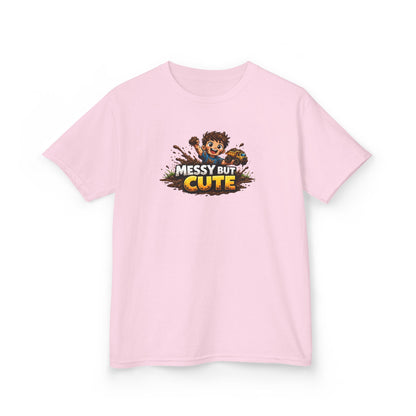 MESSY BUT CUTE - Kids Cotton Tee