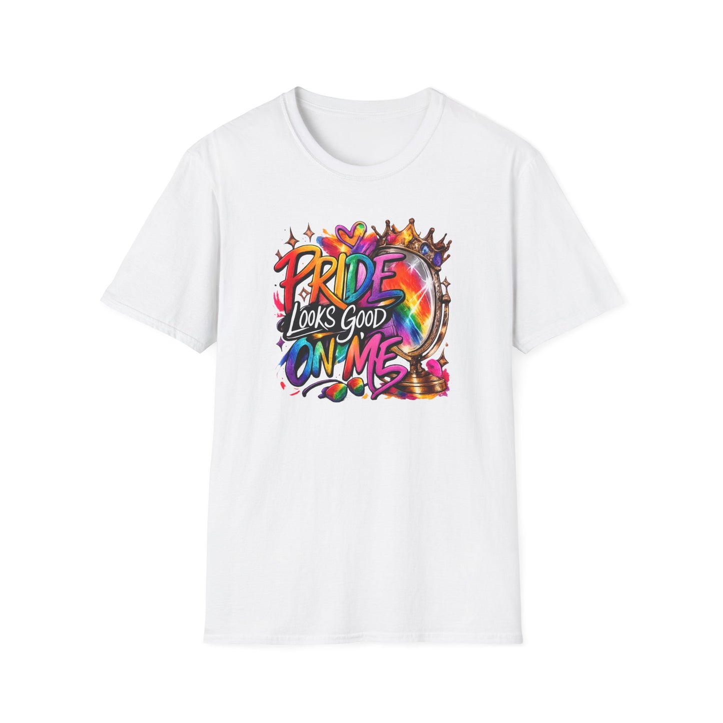 PRIDE LOOKS GOOD ON ME - Unisex Softstyle T-Shirt