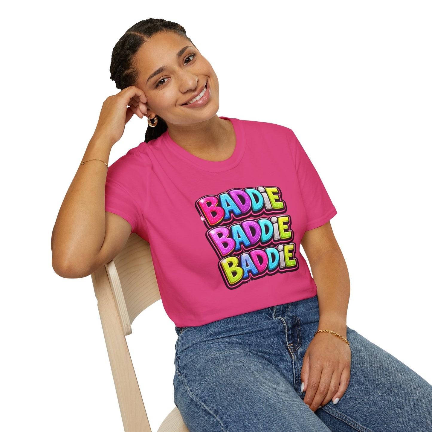 BADDIE X3 - Unisex Soft Style T-Shirt