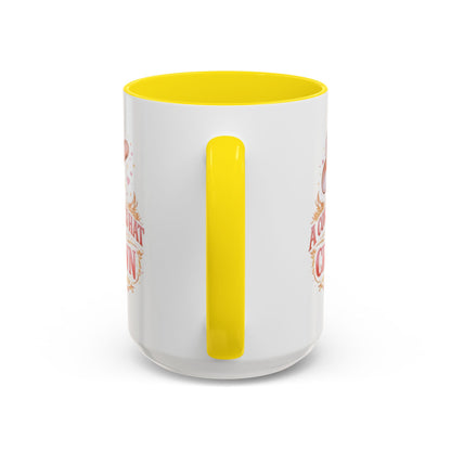 A COWGIRL'S HAT IS HER CROWN - Accent Coffee Mug (11, 15oz)