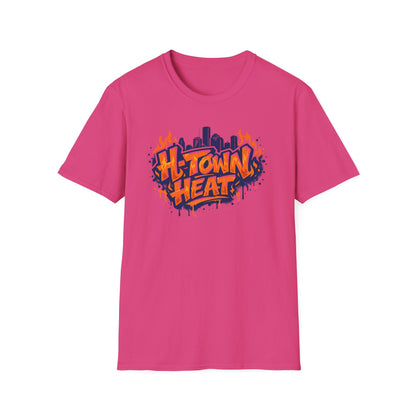 H-TOWN HEAT-GRAFFITI ART - Unisex Soft Style T-shirt