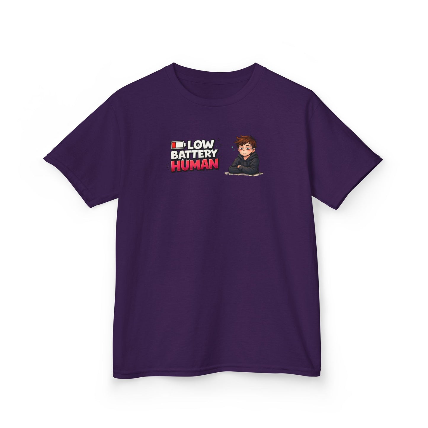 LOW BATTERY HUMAN - Kids Cotton™ Tee