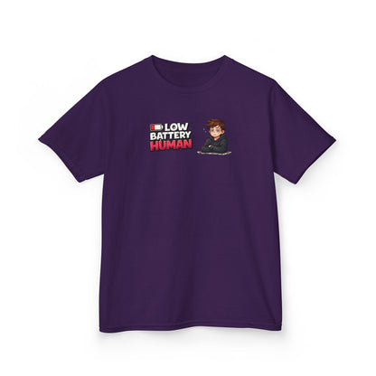 LOW BATTERY HUMAN - Kids Cotton™ Tee