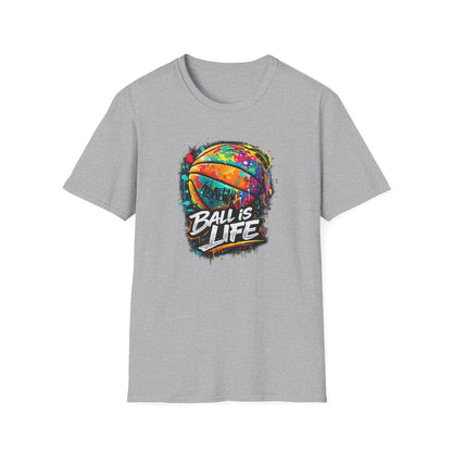 BALL IS LIFE - COLORUL - Unisex Soft Style T-Shirt