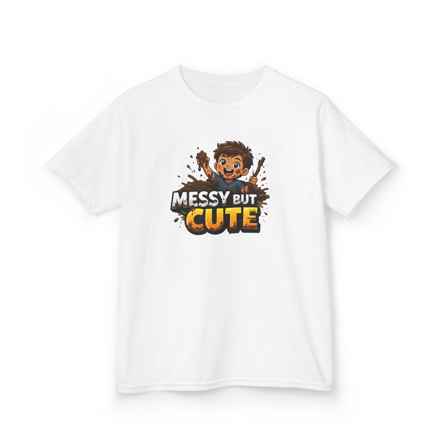MESSY BUT CUTE - Kids Cotton™ Tee