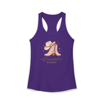 COWGIRL ENERGY – Women's Ideal Racerback Tank