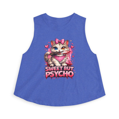 SWEET BUT PYSCHO - Women's Crop Top