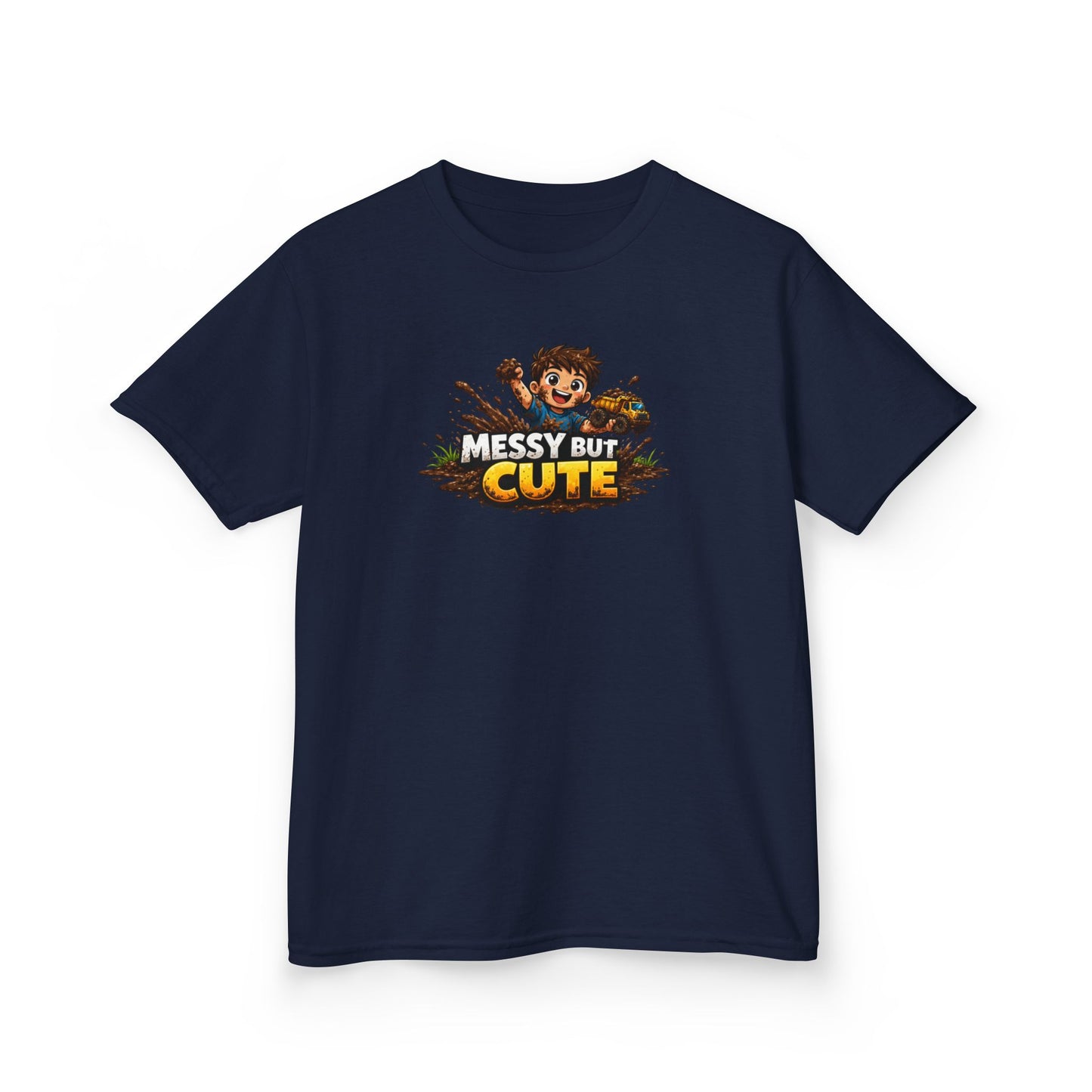 MESSY BUT CUTE - Kids Cotton Tee
