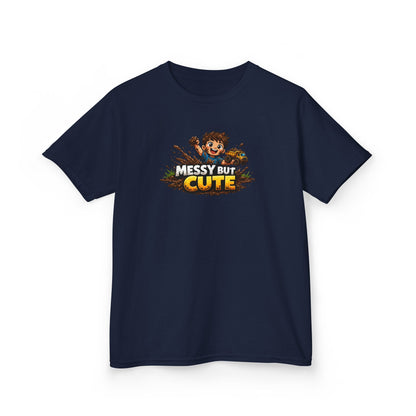 MESSY BUT CUTE - Kids Cotton Tee