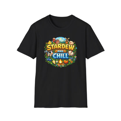 STARDEW AND CHILL - Unisex Soft Style T-Shirt