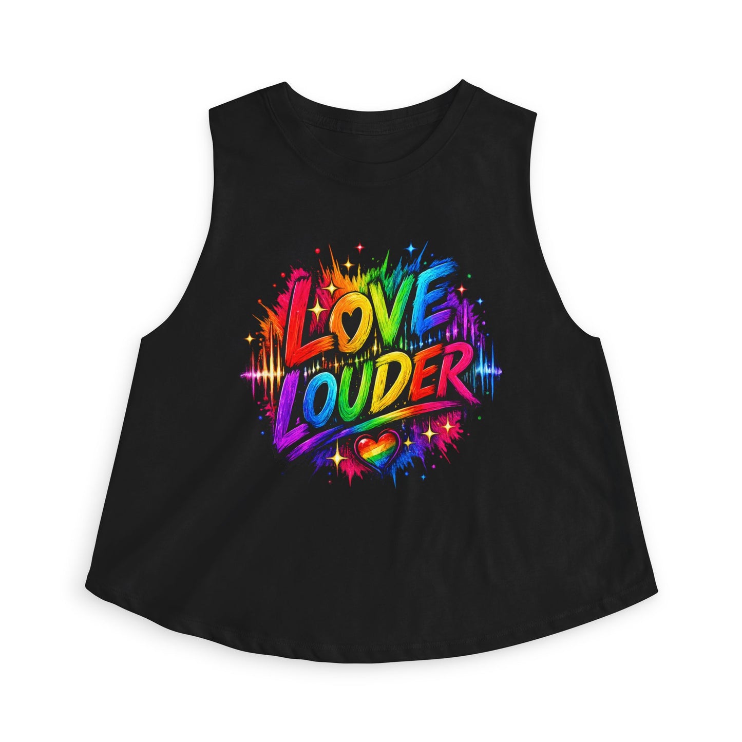 LOVE LOUDER - Women's Crop Top