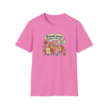 BREAD PUNS HAPPEN - Unisex Softstyle T-Shirt