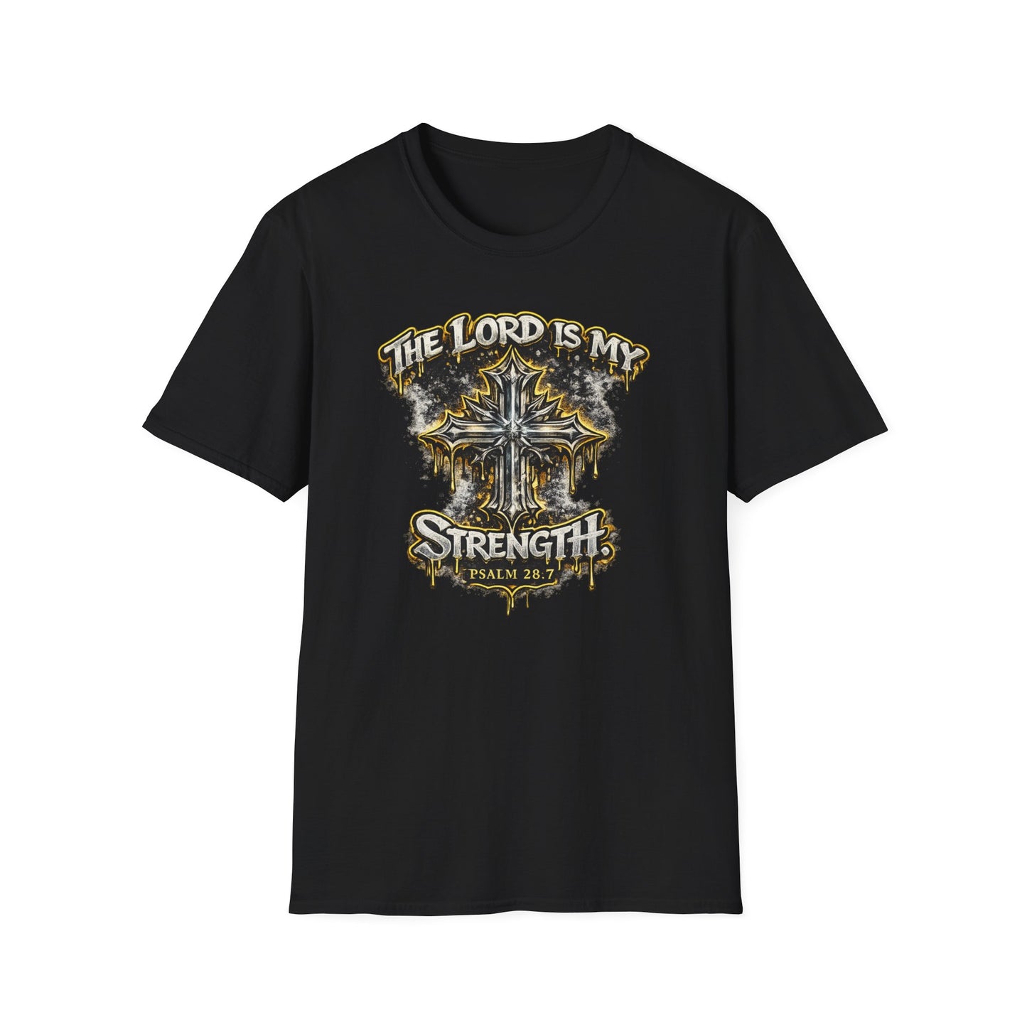 THE LORD IS MY STRENGTH - Unisex Soft Style T-Shirt