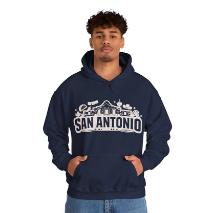 San Antonio Hoodie | Alamo City Texas Pride Graphic Unisex Pull-Over