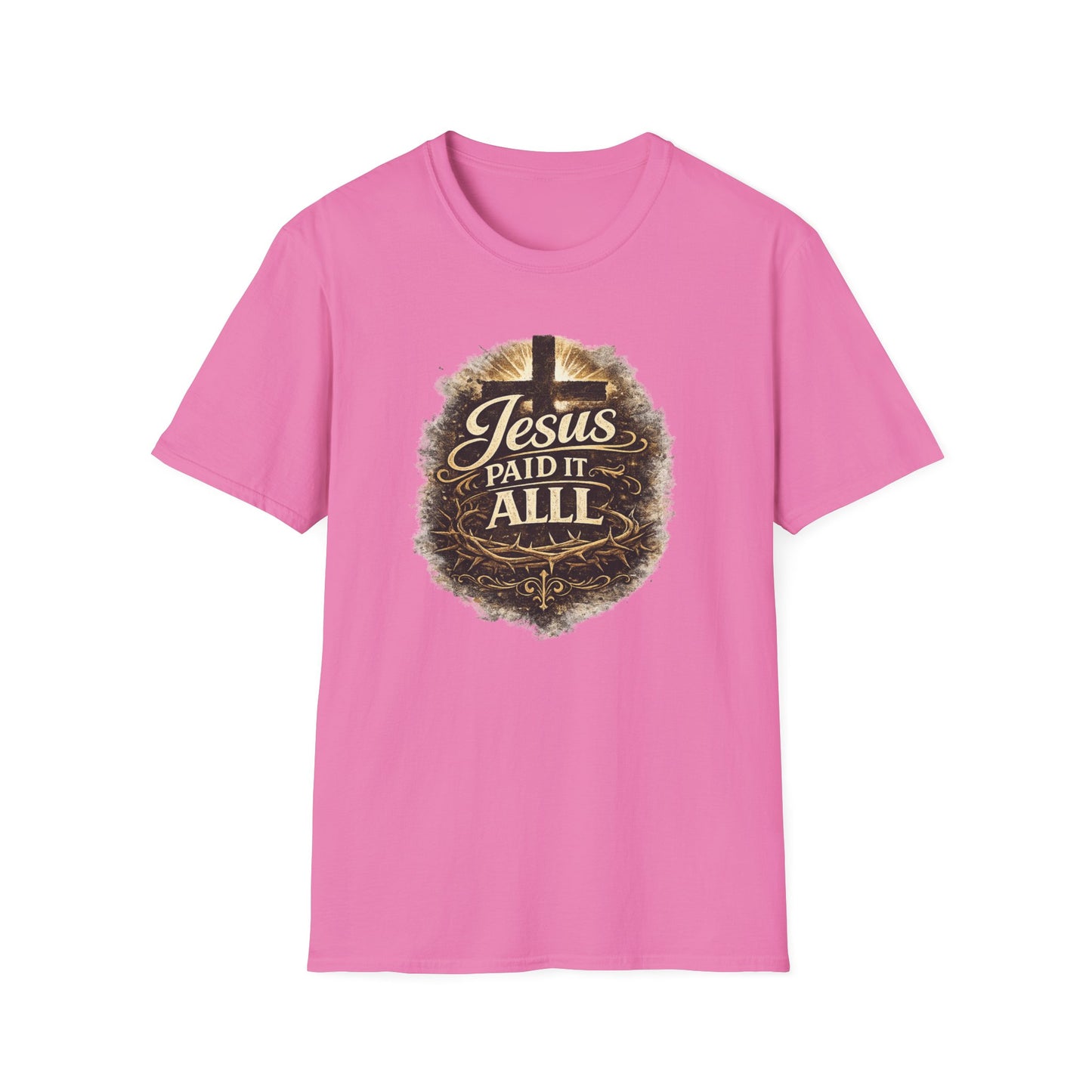 JESUS PAID IT ALL - Unisex Soft Style T-Shirt