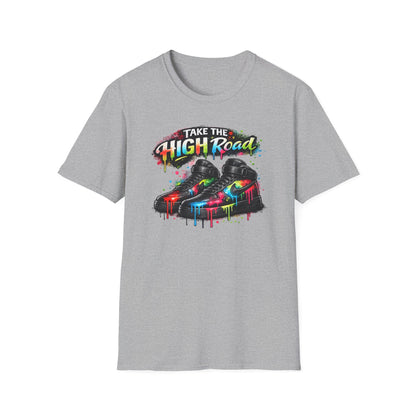 TAKE THE HIGH ROAD - Unisex Soft Style T-shirt