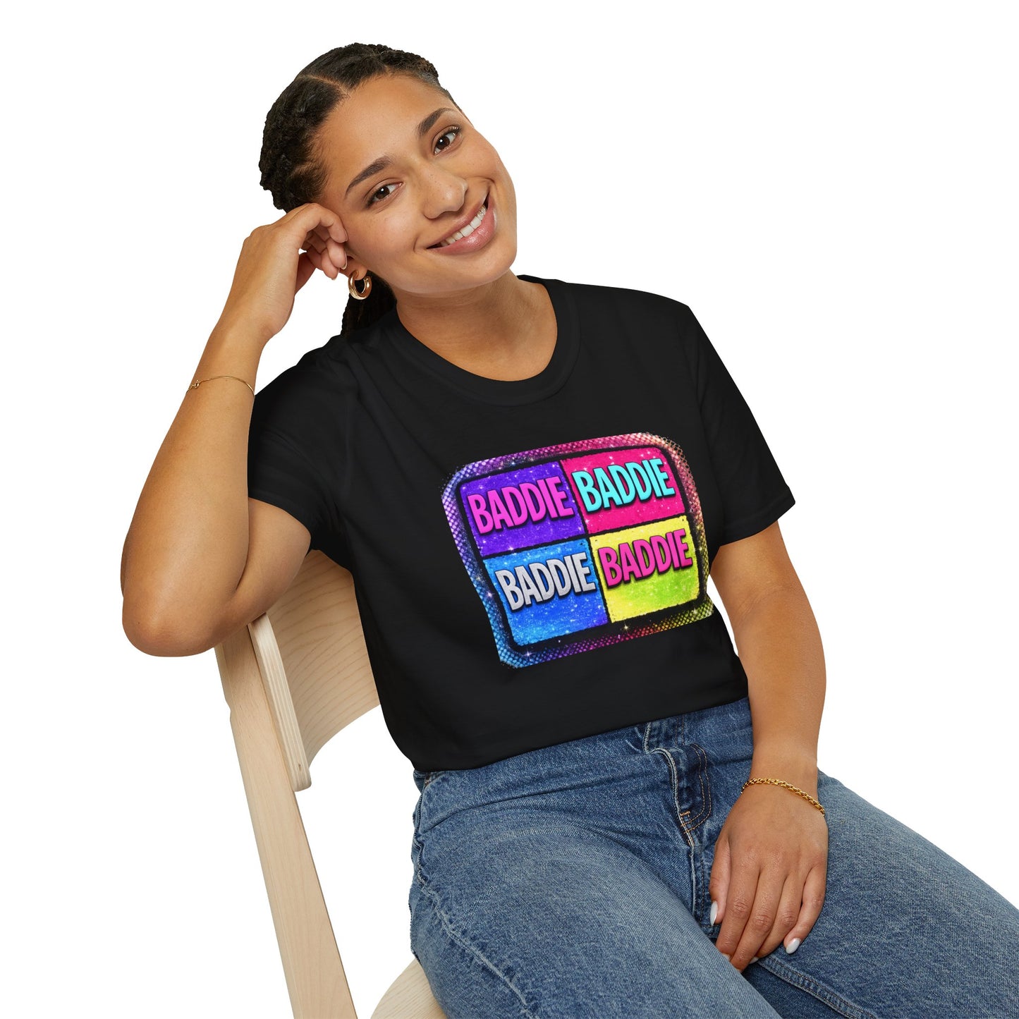 BADDIE POP ART - Unisex Soft Style T-Shirt