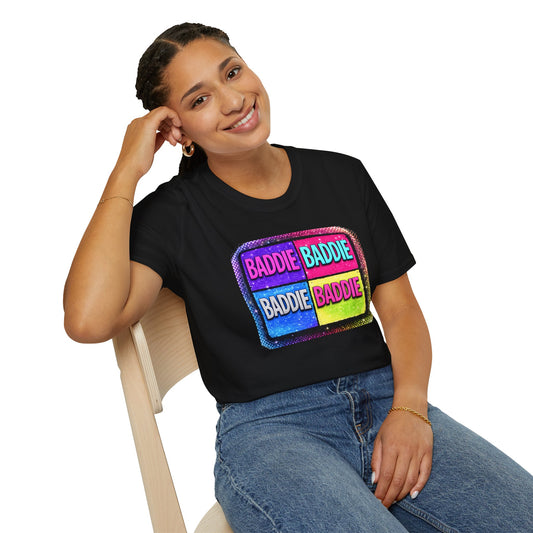 BADDIE POP ART - Unisex Soft Style T-Shirt