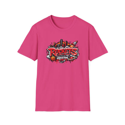 HOUSTON ROCKETS - DESIGN - Unisex Soft Style T-Shirt