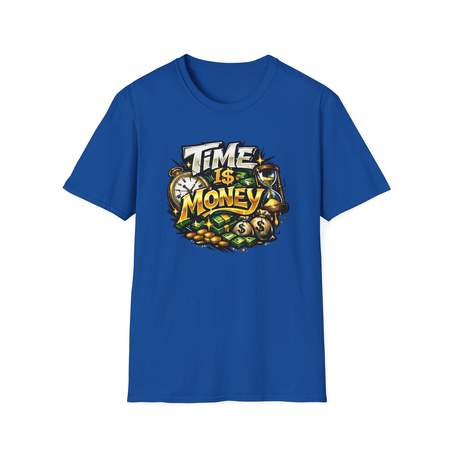 TIME IS MONEY - Unisex Soft Style T-Shirt
