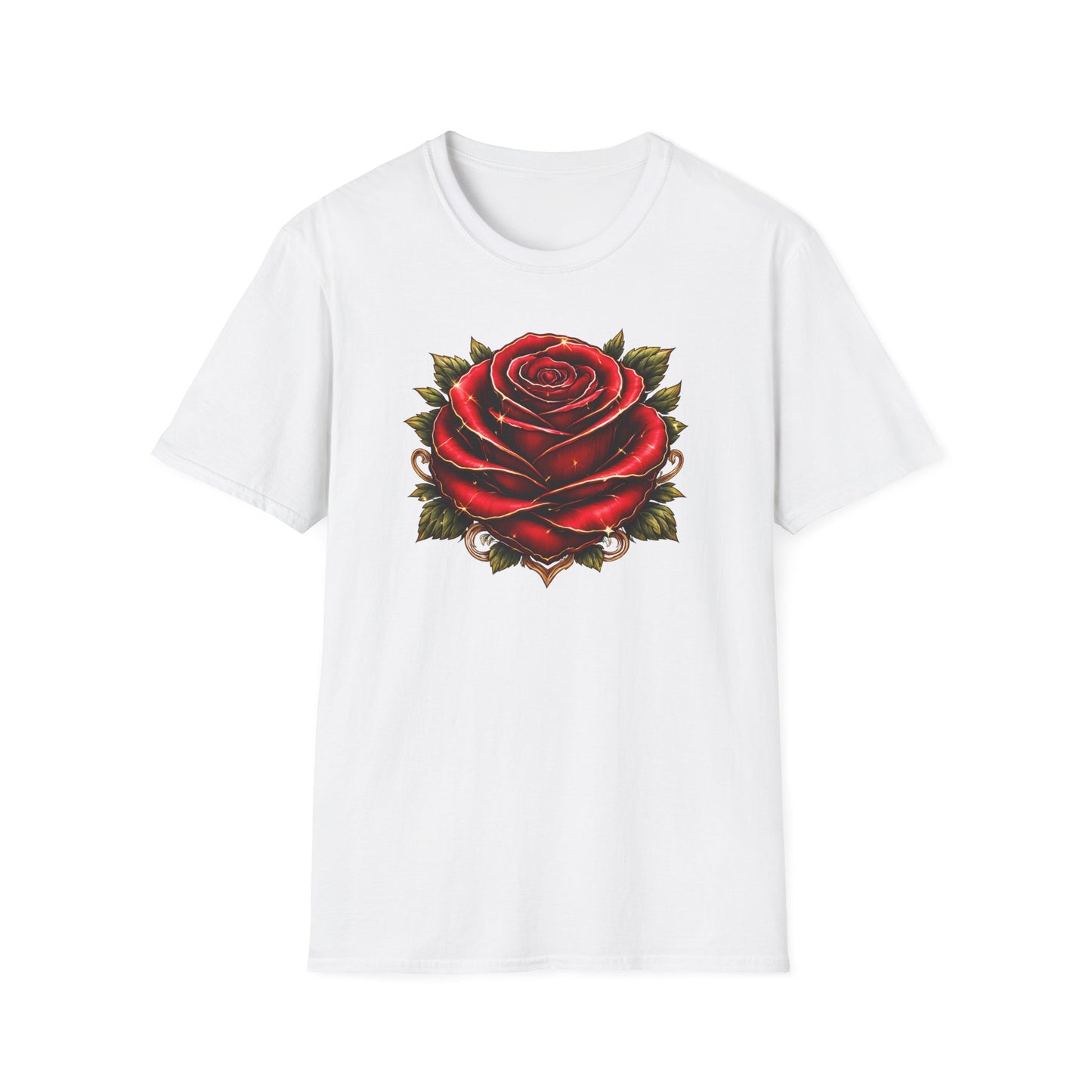 RED ROSE - Unisex Soft Style T-Shirt