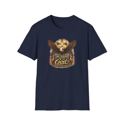 ONE NATION UNDER GOD - Unisex Softstyle T-Shirt