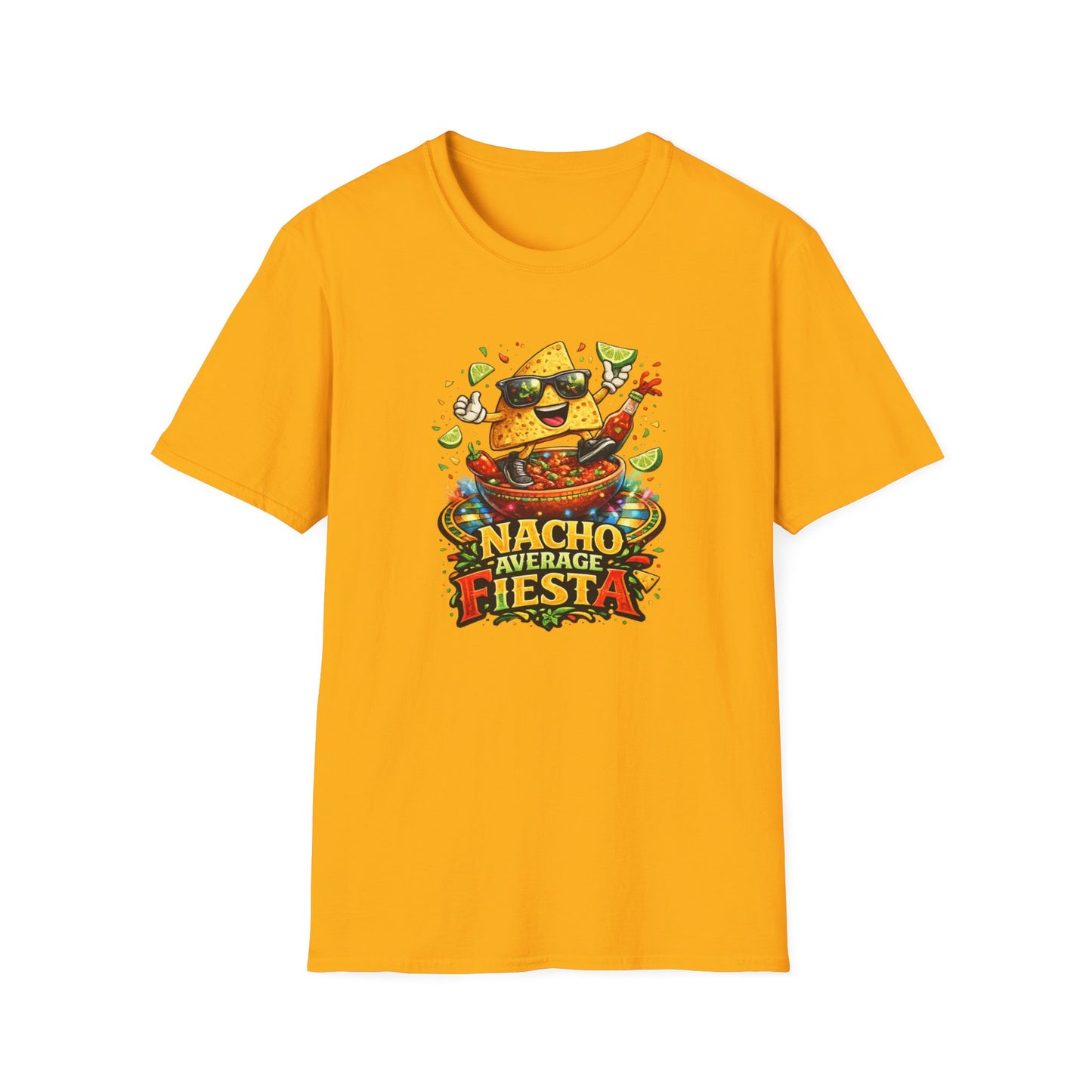 NACHO AVERAGE FIESTA - Unisex Soft Style T-Shirt