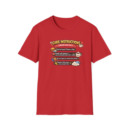 CARE INSTRUCTIONS - Unisex Soft Style T-Shirt