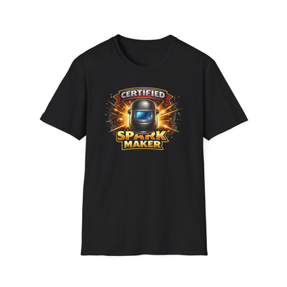 CERTIFIED SPARK MAKER - Unisex Softstyle T-Shirt