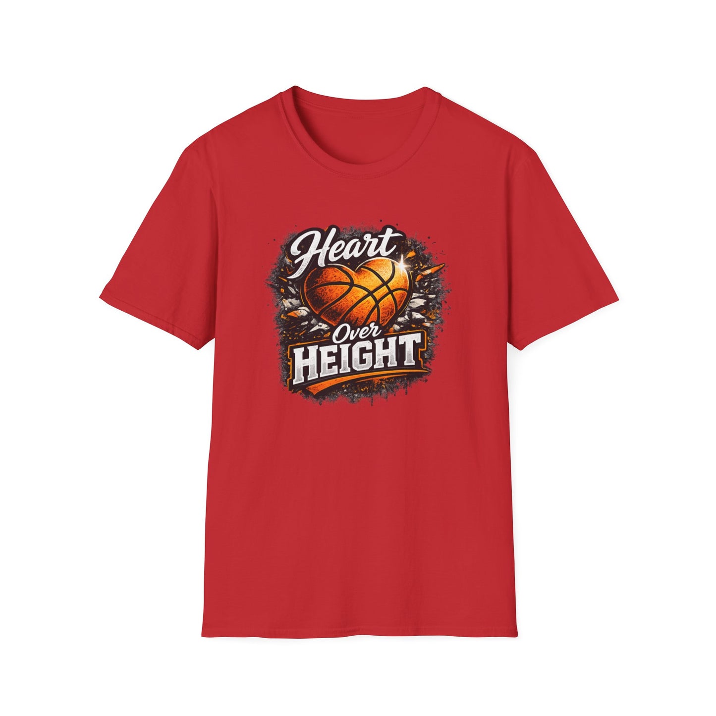 HEART OVER HEIGHT - Unisex Soft Style T-Shirt
