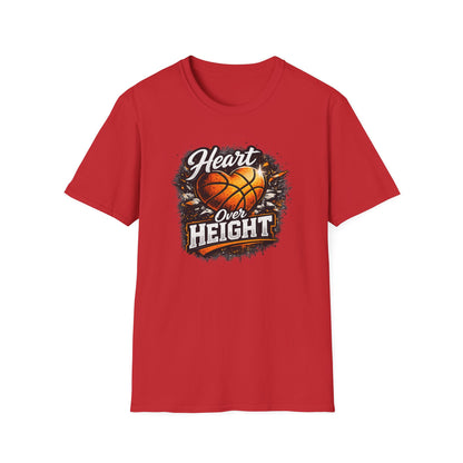 HEART OVER HEIGHT - Unisex Soft Style T-Shirt