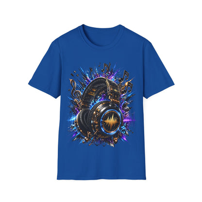 FEEL THE FREQUENCY - ((BIG PRINT)) -  Unisex Soft Style T-Shirt