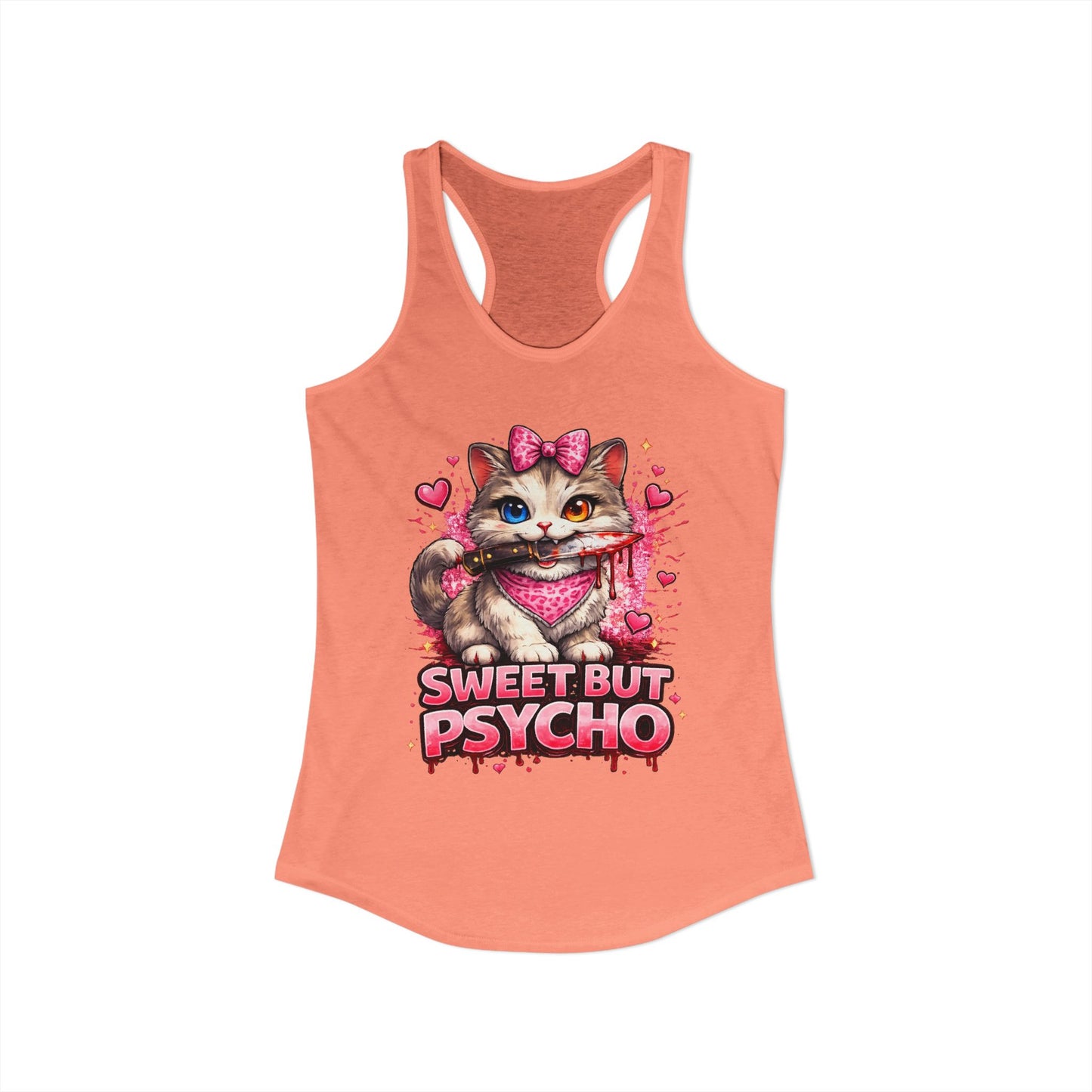 SWEET BUY PSYCHO – Women's Ideal Racerback Tank