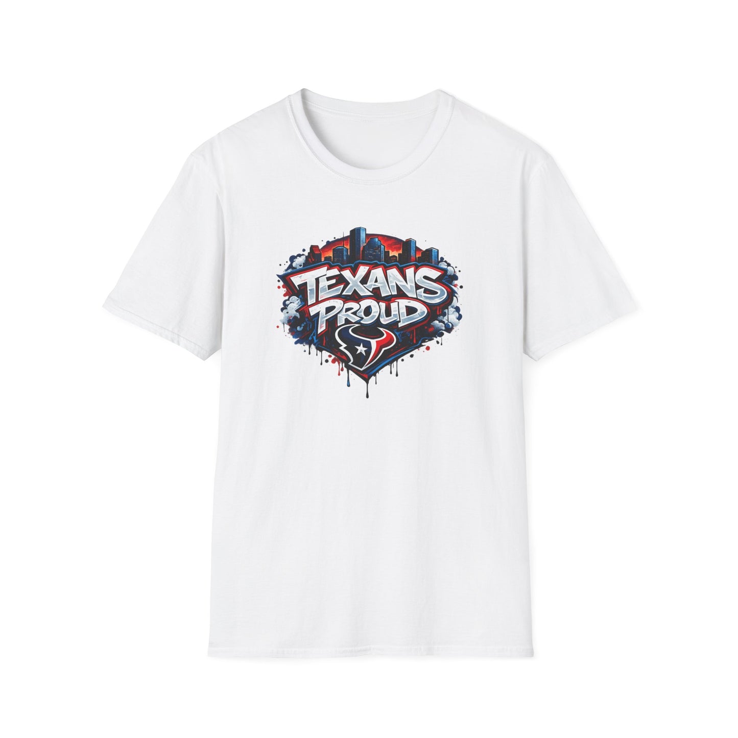 TEXANS PROUD - Unisex Soft Style T-Shirt